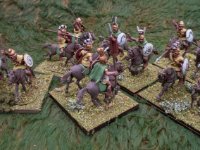 28mmpyrrhic macedonians  Hail Caesar  (18 of 26)  My least favourite Aventine metal figures.  Tarentine light cavalry  Somehow i just don't like them